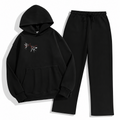 RED THREAD BLACK SET