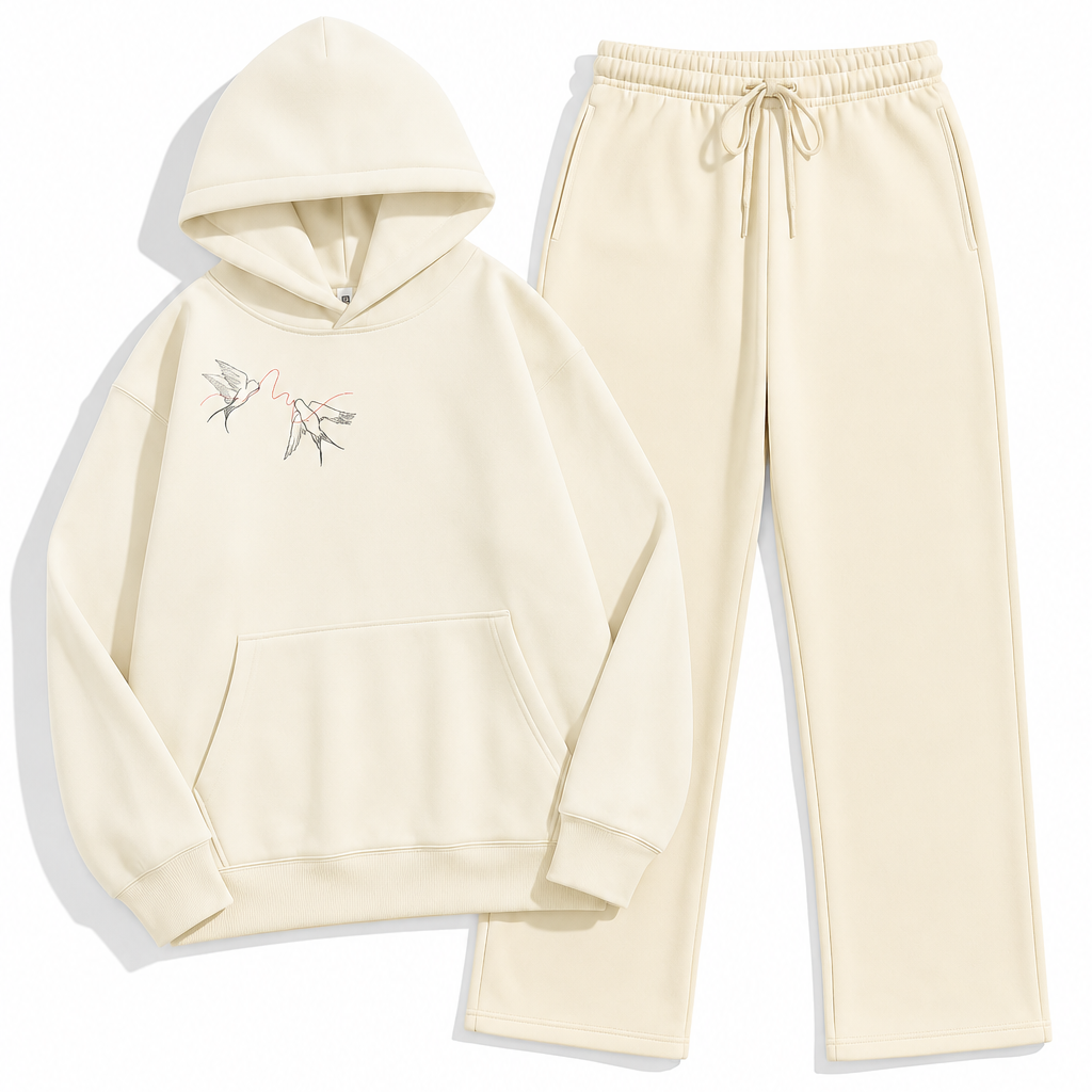 RED THREAD CREAM SET