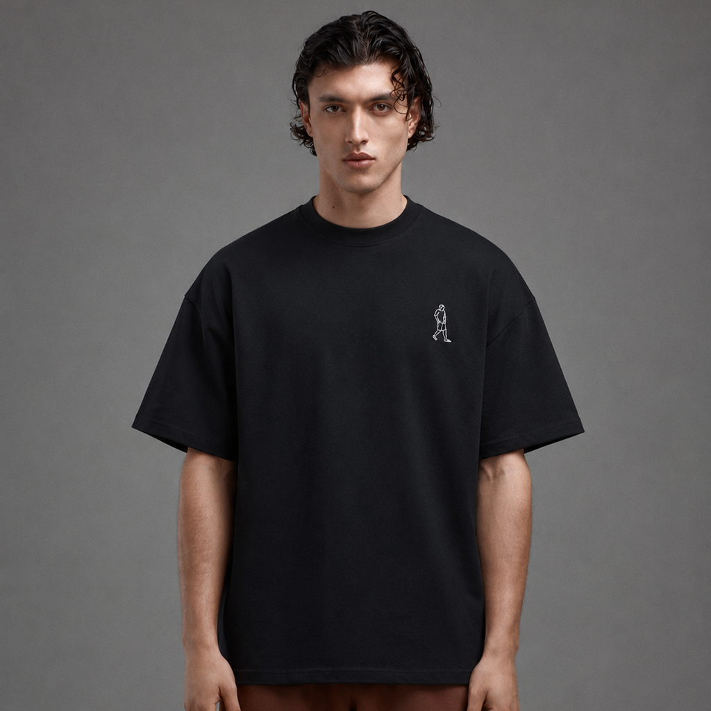 BLACK ROAMER TEE