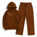RED THREAD BROWN SET